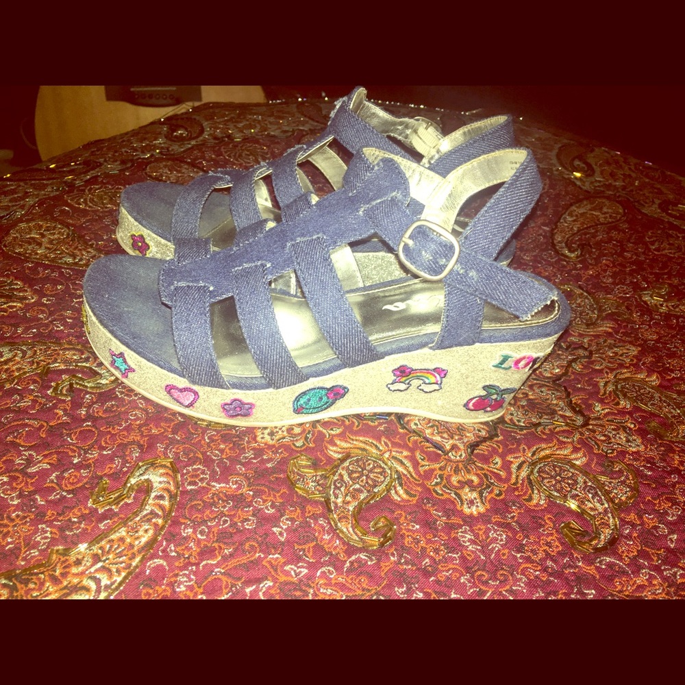 Sparkly girl sandal